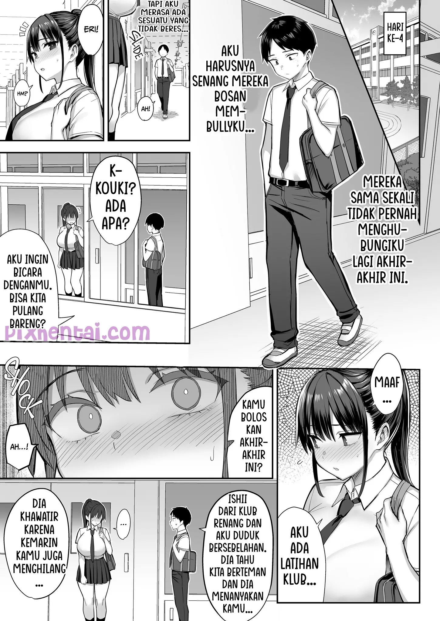 Komik hentai xxx manga sex bokep She Sold Herself Out to Save Me From Bullying Part 1 32